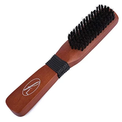 Afbeelding van Fine Lines Lange Paddle borstel van zwijnen en nylon haren Zachte voor Afro, nat of krullend haar Borstels vrouwen mannen