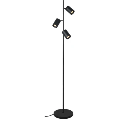 Afbeelding van Artdelight Vloerlamp Megano 3 lichts H 160 cm zwart