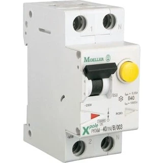 Afbeelding van Eaton pknm aardlekautomaat 1p n c karakteristiek 13a foutstroom 30ma type lekstroom a iec en 61009 10ka 2 mod breed 35mm 236145