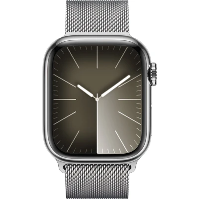 Afbeelding van Apple Watch Strap 41mm Silver Milanese Loop (130 180mm)