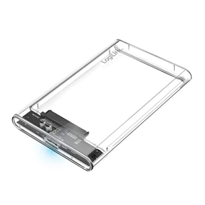 Afbeelding van LogiLink USB 3.0 harde schijfbehuizing voor 2,5&quot; HDD/SSD tot 16TB, Windows/MacOS/Chrome OS/Linux