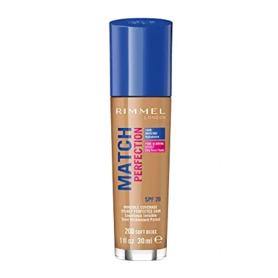 Afbeelding van Rimmel Match Perfection Foundation 200 Soft Beige