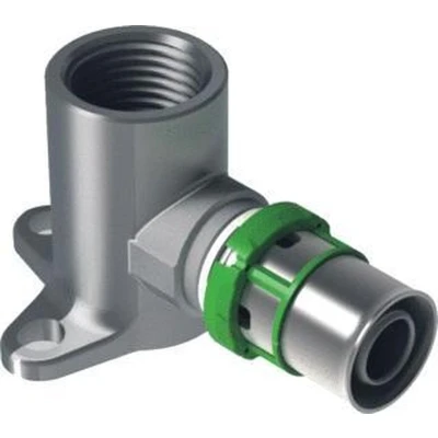 Afbeelding van SkinPress New Messing muurplaat 20 mm pers x 1/2&quot; bi.dr. H40