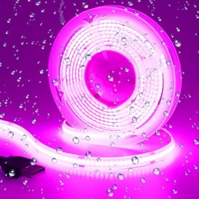 Afbeelding van GOMING 5V COB USB LED Strip Violet IP65 Waterdicht 2M voeding 320LED/M Uniforme Emissie Flexibel bandlichten voor DIY Decor