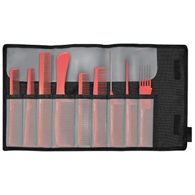 Afbeelding van Jaguar A Line Haarkammen, 0,19 kg, koraalrood, 9 stuks