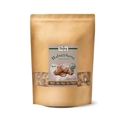 Afbeelding van Biojoy Walnoten Biologisch, walnootpitten helften, zonder dop (Juglans regia) (1 kg)