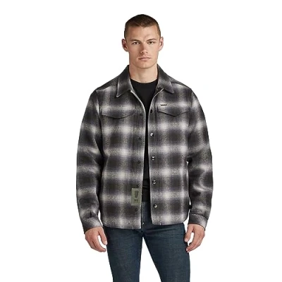 Afbeelding van G STAR RAW Check Overshirt, Veelkleurig (Raven Blur D23662 c904 c754), XL