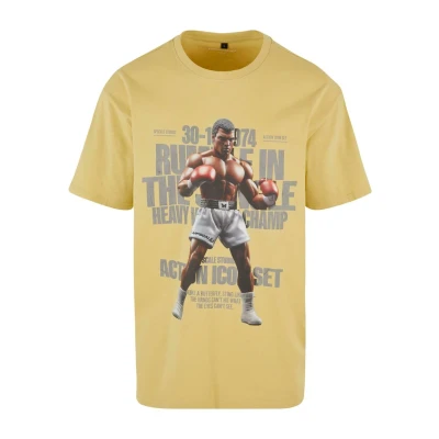 Afbeelding van Upscale by Mister TEE Rumble Heavy Tshirt print, Heren, Maat: Medium, Palemoss