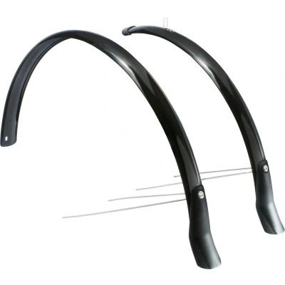 Afbeelding van Eurofender Spatbordset Snello 28&quot;&quot; x 51 mm zwart