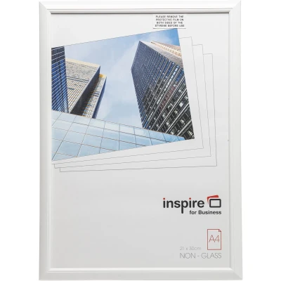 Afbeelding van Hampton Fotokader, 1.4 Cm Pvc Profiel, Wit, A4 Fotokader