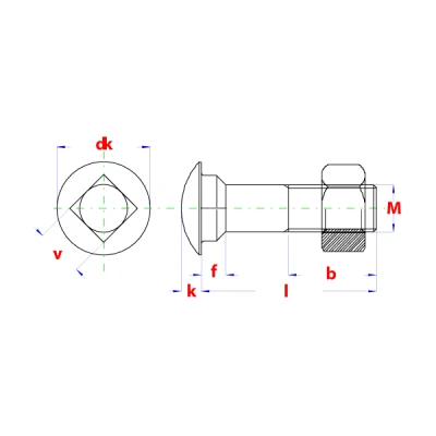 Afbeelding van Slotbout M8x160 (50st)