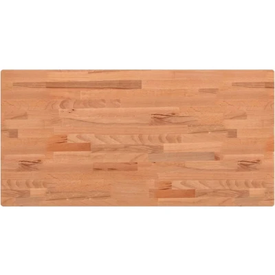 Afbeelding van Wastafelblad 80x40x1,5 cm massief beukenhout