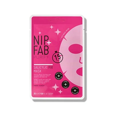 Afbeelding van Nip + Fab Salicylic Acid Fix Stofmasker met salicylzuur, hyaluronzuur, BHA zuur, lotusbloem, reiniging, 25 ml