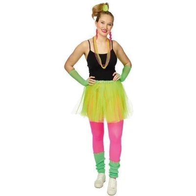 Afbeelding van Neon Groene Tutu 4 delige set