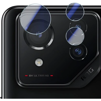 Afbeelding van 3mk, 4x camerafolie voor Asus ROG Phone 8 en Pro hybride glas 7H, Transparant