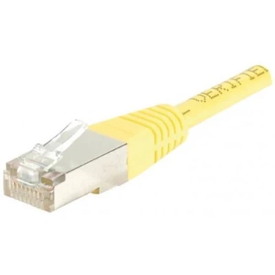 Afbeelding van Patchkabel RJ45 Rechte kabel Cat. 5E FTP afscherming Geel