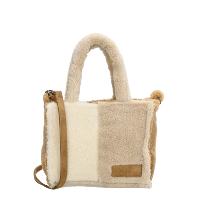 Afbeelding van Zebra Trends Teddy Denise Handtas crème Damestas