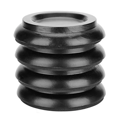 Afbeelding van Piano Foot Pads,Piano Pads Caster Cups Beech Wood Round for Upright (4Pcs)(black)