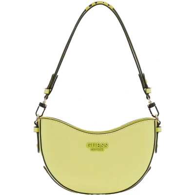 Afbeelding van GUESS Schoudertas Sarita Top Zip Shoulder Bag Chartreuse Lichtgeel