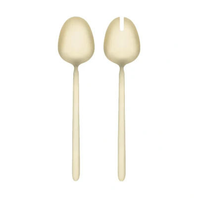 Afbeelding van blomus STELLA saladebestek champagne 2 delig 28 cm
