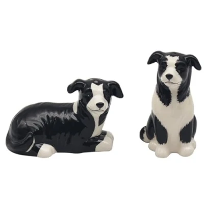 Afbeelding van Lesser &amp; Pavey Brits ontworpen Zout en pepersets Pepershaker voor alle soorten keukens Zoutshaker Perfect thuis of bedrijf Collie)