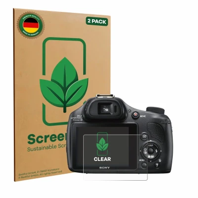 Afbeelding van ScreenLeaf Screenprotector voor Sony Cyber Shot DSC HX400V Duurzame schermbescherming Folie Beschermfolie transparant (2 Stuks)