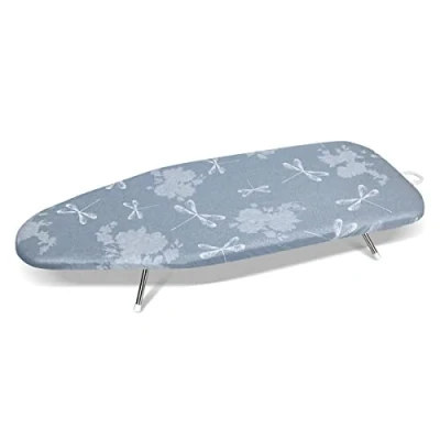 Afbeelding van Mini strijkplank, kleine tafelstrijkplank, tafelstrijkplank voor naaiwerk, opvouwbaar, ruimtebesparend, 73x31cm