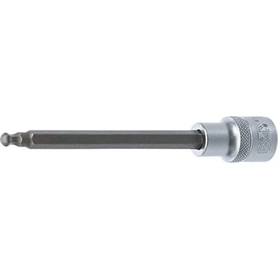 Afbeelding van BGS 4258 6 Dopsleutelbit lengte 140 mm 12,5 (1/2&quot;) INBUS met kogelkop