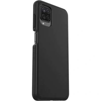 Afbeelding van OtterBox Sleek Series hoesje voor Samsung Galaxy A12, schokbestendig, valbestendig, ultradun, beschermende, getest volgens militaire standaard, Zwart, Geen Retailverpakking
