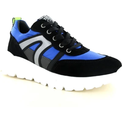Afbeelding van Develab Stoere, blauwe jongens sneaker Maat 36