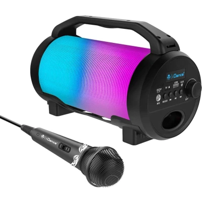 Afbeelding van Idance Cyclone400Bk Party Speaker + Microfoon En Led Verlichting Zwart