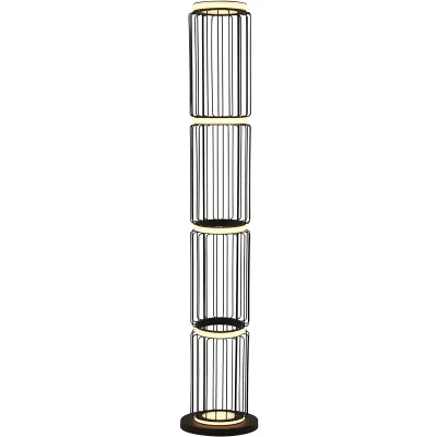 Afbeelding van Searchlight Led vloerlamp Circolo EU54211 1BK