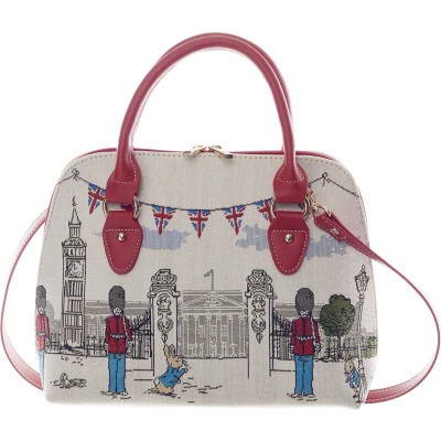 Afbeelding van Handtas met schouderband Peter Rabbit Pieter Konijn Victorian Big Ben Beatrix Potter