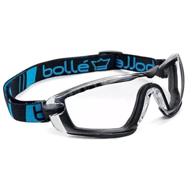 Afbeelding van Bolle safety boll veiligheidsbril cobra hybrid clear pc lens foam and strap