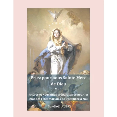 Afbeelding van Priez pour nous sainte mère de dieu: Volume 1, Prières et Neuvaines préparatoires: préparatoires les grandes Fêtes mariales ... Mémoires toute l&#039;Église.