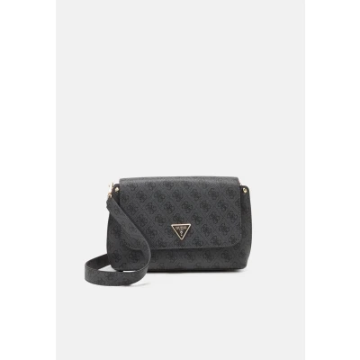 Afbeelding van Guess Meridian Schoudertas, Dames, Maat: One Size, Coal logo