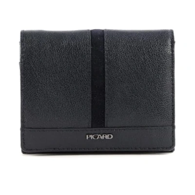 Afbeelding van PICARD Leren Portemonnee Marie 1 Flap Wallet Ozean Blauw
