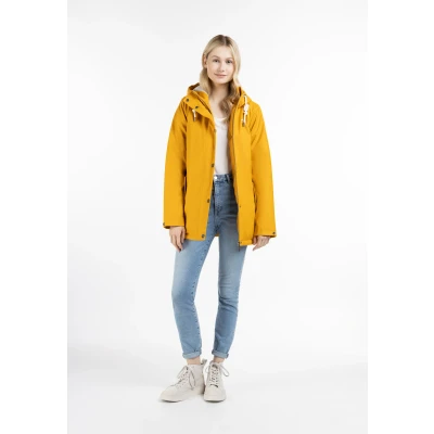 Afbeelding van Gewatteerde regenjas Schmuddelwedda S / Mosterd 100% Polyester