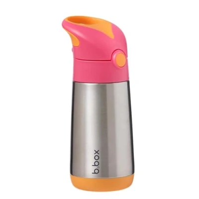 Afbeelding van b.box Geïsoleerde drank en waterfles roestvrij staal met drielaagse isolatie Houdt dranken koud tot 8 uur, warm 6 uur 350ml/12oz (Lilac Pop)