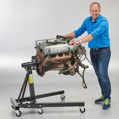 Afbeelding van Datona Motormontagesteun Extra Sterk (92 x 93 109 cm) Zwart
