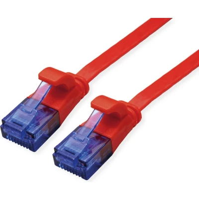 Afbeelding van VALUE UTP patchkabel, Cat.6A (Class EA), extra plat, rood, 1,5 m