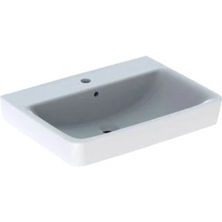 Afbeelding van Geberit Renova Plan meubelwastafel wit (65 x 48 cm) 1 kraangat, met