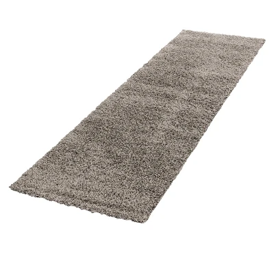 Afbeelding van Hoogpolige loper Life Taupe 80x250cm Adana Carpets
