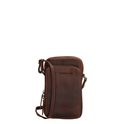 Afbeelding van Hide &amp; Stitches Japura Telefoontasje Donkerbruin