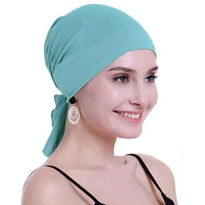 Afbeelding van osvyo Bamboe chemo hoofddoek voor vrouwen met haaruitval kankerpatiënten, hoofddeksel, tulband in verzegelde verpakking, Eén maat