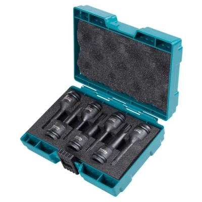 Afbeelding van Makita Torx Slagschroefbitset 7 delig Impact Black 1/2&quot;;&quot;; VK E 23628