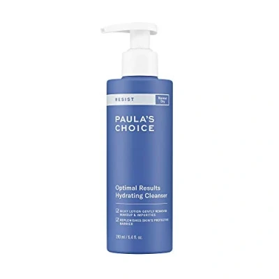Afbeelding van Paula&#039;s Choice RESIST Anti Aging Hydrating Gezichtsreiniger Milde Reiningslotion Verwijdert Make up &amp; Vuil Reinigt de Huid met Groene Thee Extract Normale tot Droge 190 ml