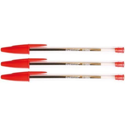 Afbeelding van 50x Balpen Stick rood medium