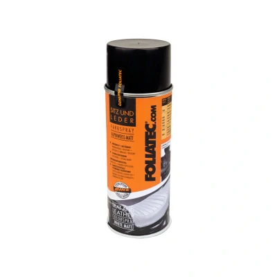 Afbeelding van Foliatec Seat &amp; Leather Color Spray mat wit 1x400ml