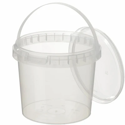 Afbeelding van 84x Verzegelbare TE pot maxi 2000ml met deksel en hengsel (M)